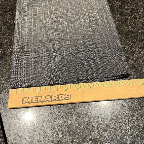 Nine West Pants Womens Sz 14 Gray Black Bootcut Checkered Trousers Dress Pants L - Picture 12 of 16